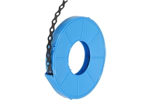 PATIKIL Galvanized Pipe Strap, 2 Pcs 1/2 Inch x 33 FT 0.6mm Thickness Metal Strapping with Holes Bendable Pipe Hanger Strap f