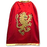 Liontouch Medieval Noble Knight Satin Toy Cape for Kids | Part of A Kid's Costume Line