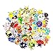 GBBO Baybuy Laptop Stickers Pack Stickers Pikachu Decals Cool Cartoon Stickers for Skateboard Guitar Bicycle Luggage (80pcs)