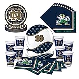 Notre Dame Fighting Irish Party Pack - Plates, Cups, Napkins - Serves 8