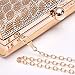 Womens Evening Clutch Bag Wedding Purse Bridal Prom Handbag Party Bag Elegance Rhinestone Gold