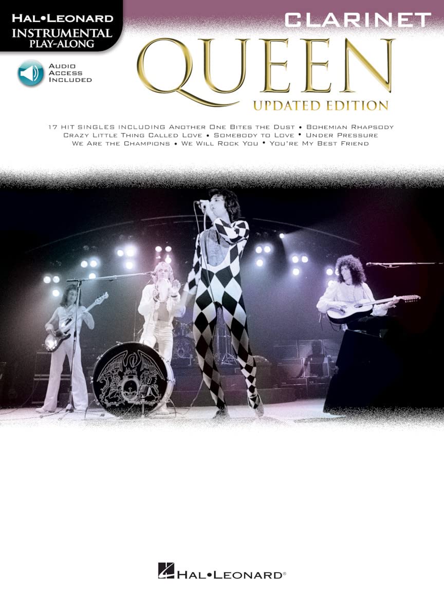 Queen - Updated Edition. Clarinet Solo. Includes Audio Online: Instrumental Play-Along (Hal Leonard Instrumental Play-along)