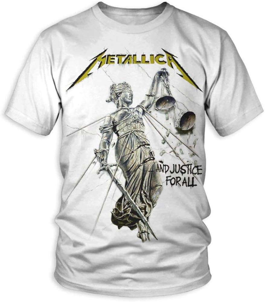 Metallica and Justice for All Adult TShirt Medium