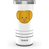 Tervis Traveler Pet Face Triple Walled Insulated Tumbler Travel Cup Keeps Drinks Cold & Hot, 20oz, Pup