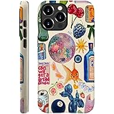 Generic Compatible with for iPhone 16 Pro,European Collage Lovely Phone Case for Girl Women Boy Men,Scratch Resistant Shockproof Cover Phone Case for iPhone 16 Pro