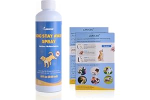 LARICEO 8 oz Dog Stay Away - Safe Dog Repellent Spray for Peeing - Achieve Effective Pet Training -Dog Stop Peeing Training Spray- Not Here Dog Spray