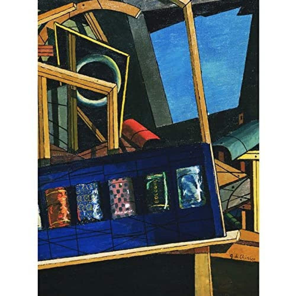 Artery8 Giorgio de Chirico The Faithful Servitor Art Print Canvas Premium Wall Decor Poster Mural