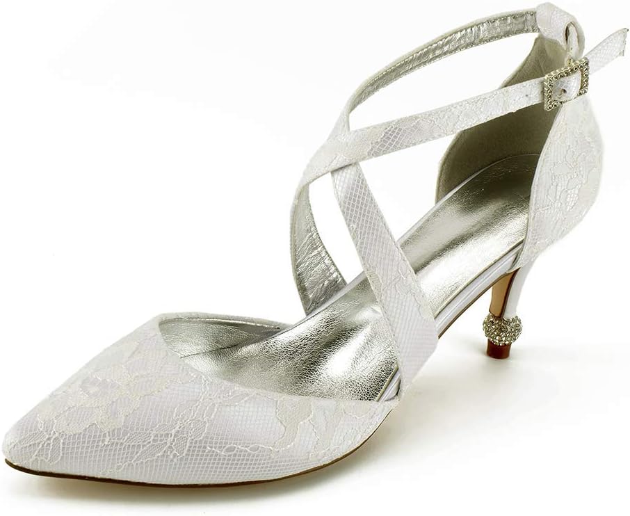 strappy bridal shoes