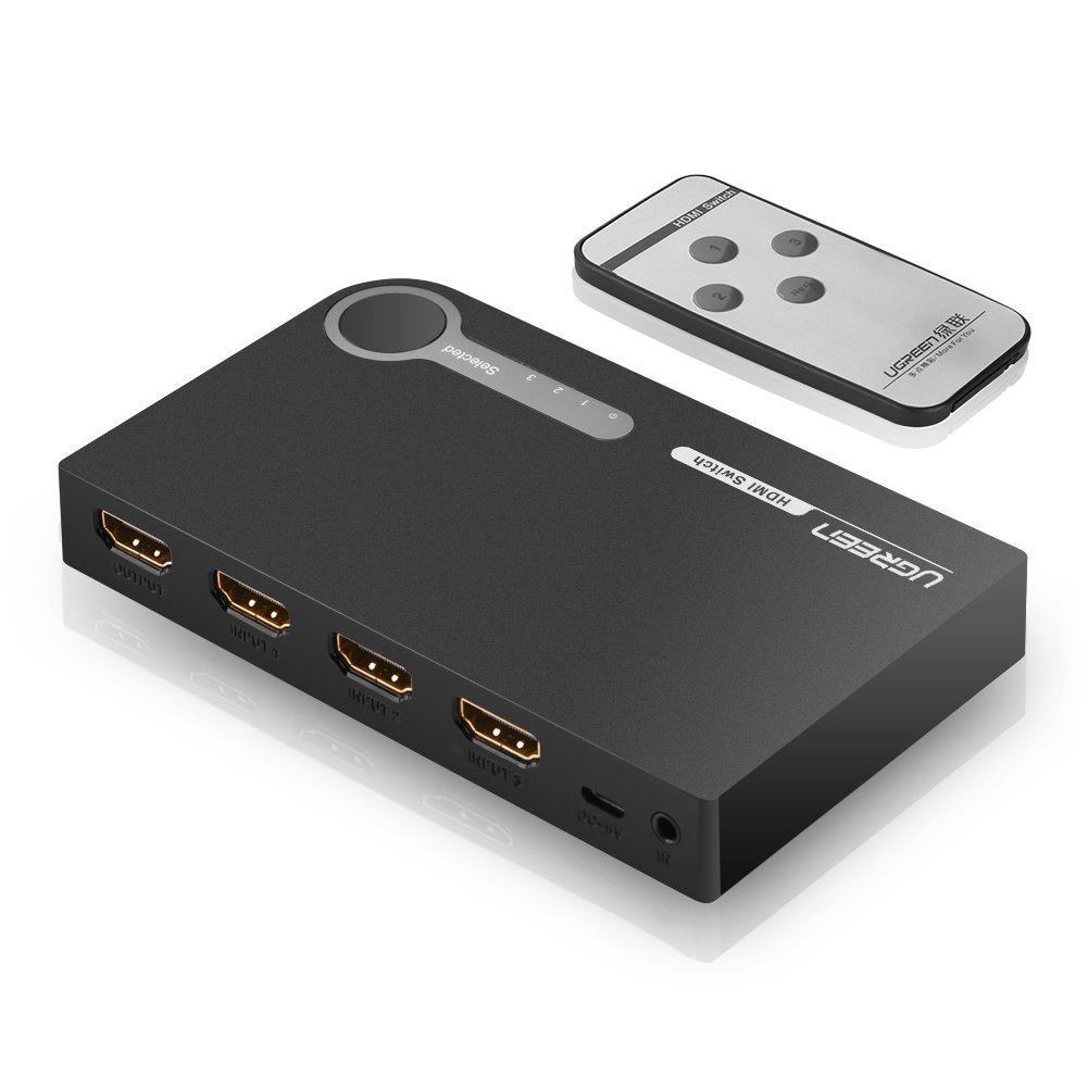 UGREEN HDMI Switch Conmutador HDMI D K Entrada x Salida Mando a