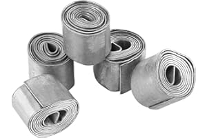 Fishing Lead Sheet Strip, 5 Rolls 0.6MM Fishing Soft Sheet Strip Sinkers Weights Tackle Accessories Supplies New