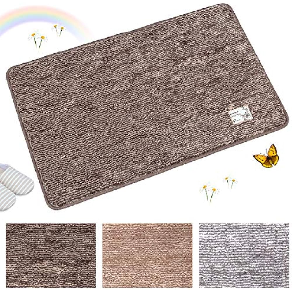 Indoor Doormats Doormat Super Absorbs Mud Absorbent Rubber Backing Non