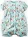 Carter's Baby Girls 1-piece Appliqué Snap-Up Romper