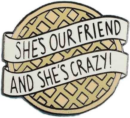 Punky Pins Eggo Stranger Things Inspired Enamel Pin Badge