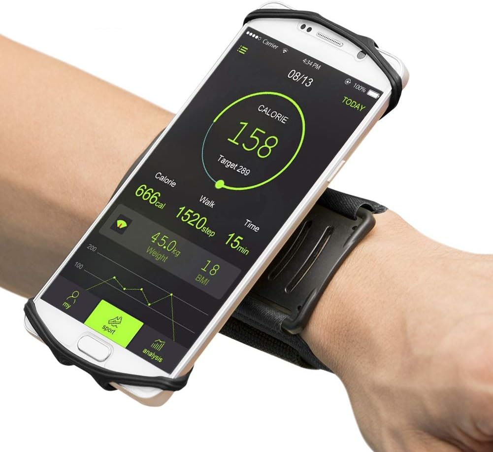 VUP アームバンド ランニングアームバンド スマホ腕ホルダー 4-6.5インチのスマホに対応 360度回転 通気 防汗 iPhone Android 全機種対応 1