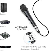 FIFINE K6 Wired Dynamic Microphone Cardioid with Included XLR to 1/4 Inch Cable view 3