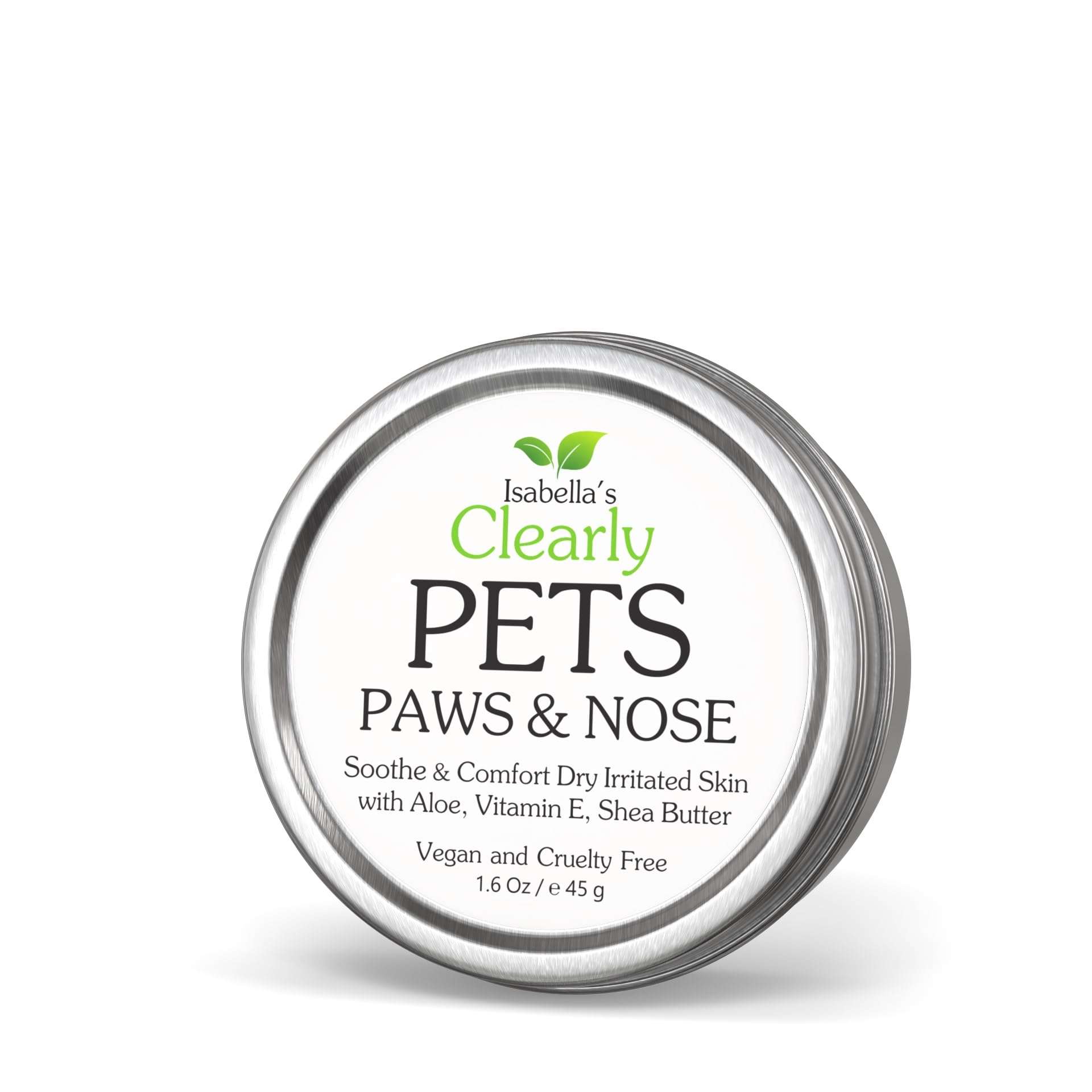 PAWS & NOSE Soothing Balm for Dogs, Cats, Horses | Moisturize & Protect Dry Irritated Itchy Paws, Cracked Snouts, Hooves | Natural Lick Safe Moisturizer with Coconut, Aloe, Shea Butter | USA