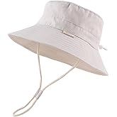 Bamery Baby Toddler Girls Bucket Hat Newborn Sun Hats for Boys Classic Infant Summer UV Protection Hats Kids Beach Cap