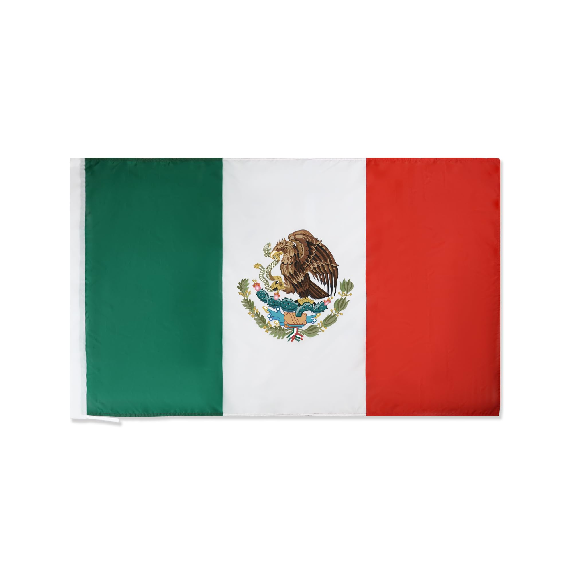 AZ FLAG - Mexico Flag - 3x5 Ft - Light Polyester Mexican Banner with Sleeve - Fade Resistant - Vivid Colors - 3' x 5' Feet - 150x90 Cm