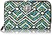 Vera Bradley Women's Cotton Turnlock Wallet With RFID Protection, Rain Forest, One Size