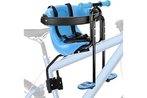 FORTOP Baby Bike Seat, Front Mount Kids Bike seat for Toddler with Safety Belt and Handrail, Compatilble with Adult Bike
