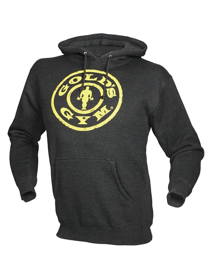 Golds Gym Distressed Plate Hoodie 80 Baumwolle 20 Polyester (S