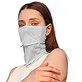 Unisex Sun Protection Face Mask Ice Silk Bandana Scarf Cooling Face Neck UV Protection for Summer Outdoor Activities
