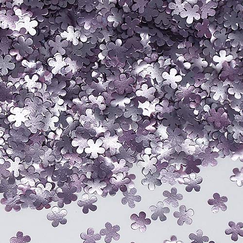 Natural Edible GMO Sugar Nuts Gluten Soy Free Glitter Flower (Purple)