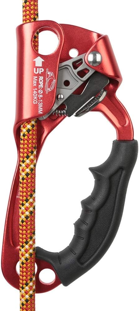 SZCQ SRT Climbing Hand Ascender Aviation Light Alloy Mountaineering Rock Ergonomic Rappelling Gear Equipment Right Handled Ascender Arborist Tree Climber Rigging : Sports & Outdoors