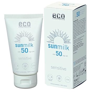 eco cosmetics Sonnenmilch LSF 50'sensitiv' (75 ml)