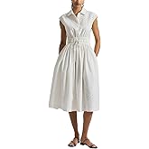 Derek Lam 10 Crosby Women's Nikita Poplin Embroidered Eyelet Cinch Waist Shirt