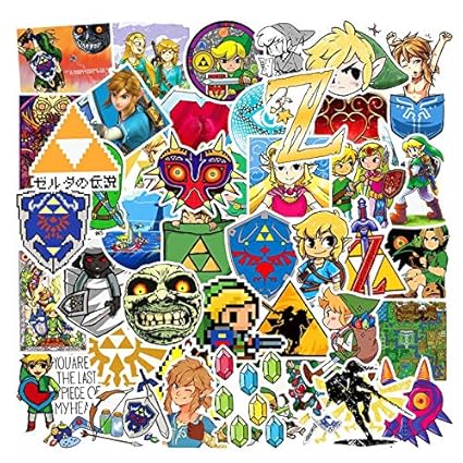 XCVBN Anime Icon Animal Cute Decals Guitarra Nevera Bicicleta ...