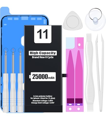 携帯バッテリー Amazon.com: EMNT Battery for iPhone 11 (2026 New Version), (Model