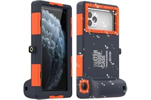 AICase Universal Waterproof Underwater Photography Housings for iPhone 13 mini/12/11/11 Pro/11 Pro Max/XR/7/7 Plus/8/8Plus/6/6s/6s Plus[50ft/15m], Diving Case for Galaxy S10/S10 Plus/Note 10 Plus Etc
