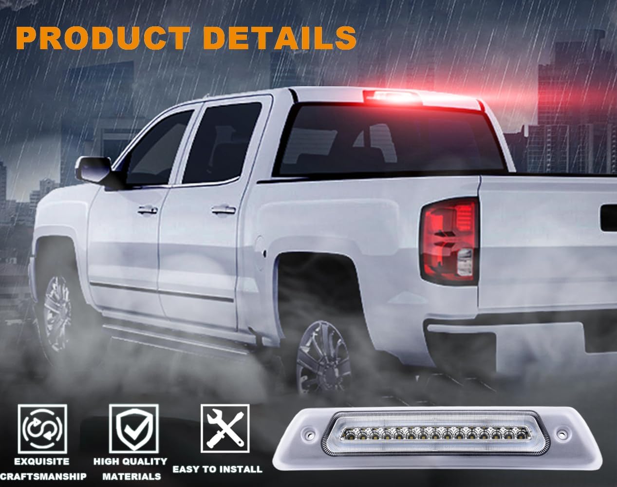 Condition photo showing New/Like New for g-plus led 3rd third brake light compatible with ford f150 2009-2014 high mount rear 3rd cargo tail