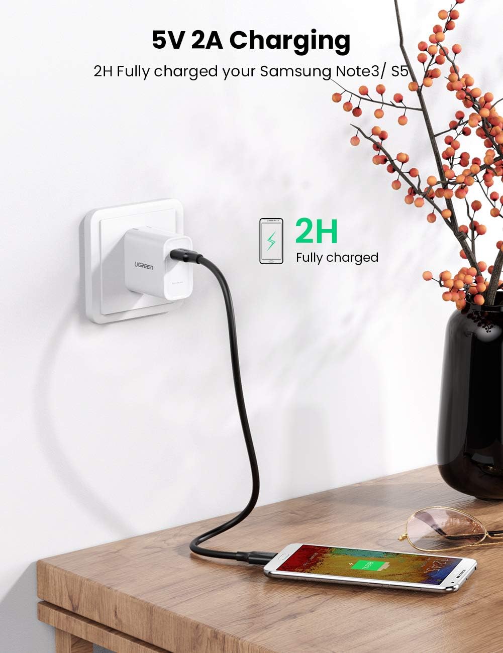 UGREEN Hard Drive Cable, USB 3.0 Type A to Micro USB B Cable, External Hard Drive Lead Compatible with Western - Image 5