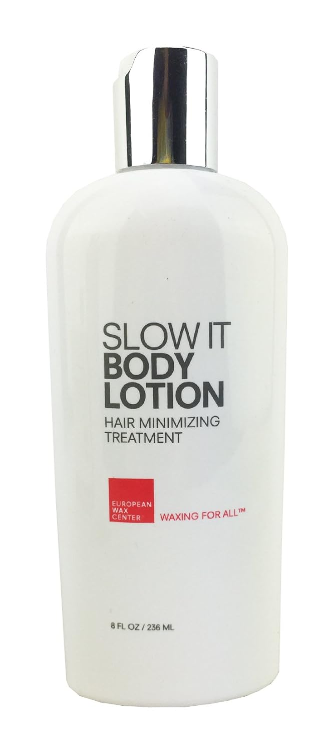 "SLOW It" Hair Minimizing Treatment Body Lotion 8 fl oz for Completely Bare, Smooth