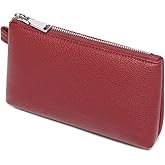 YONBEN PU Leather Makeup Simple and Convenient Handbag Small Exquisite Storage Bag (Pu/Encore Red)