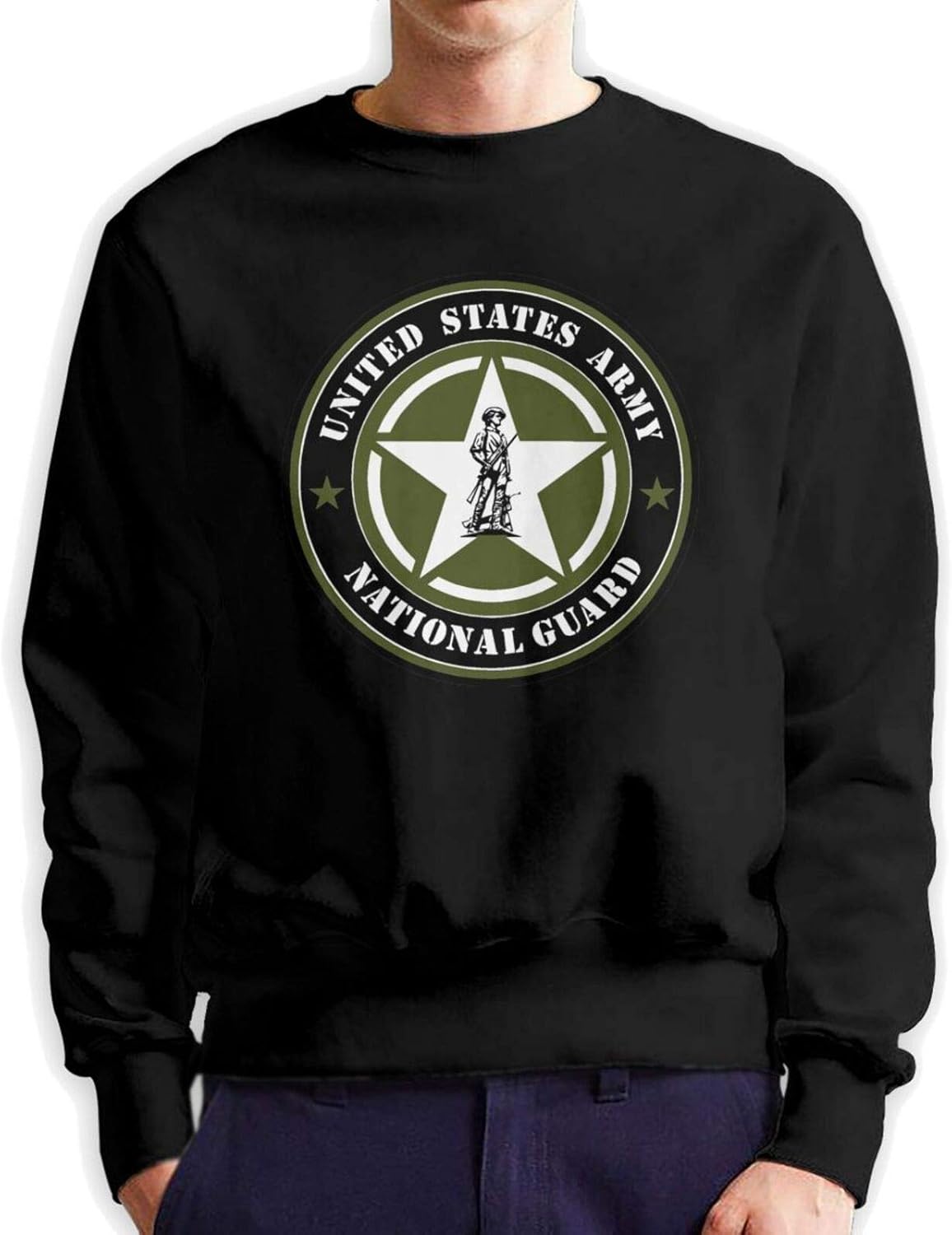 Amazon.com: United States Army National Guard Man's Top T Shirts Hooded Pullovers Sweatshirts 