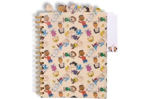 INNOVATIVE DESIGNS Peanuts Gang Journal Notebook, Spiral Bound, 144 Lined Pages, 8 x 7 inches – Peanuts Snoopy Charlie Brown