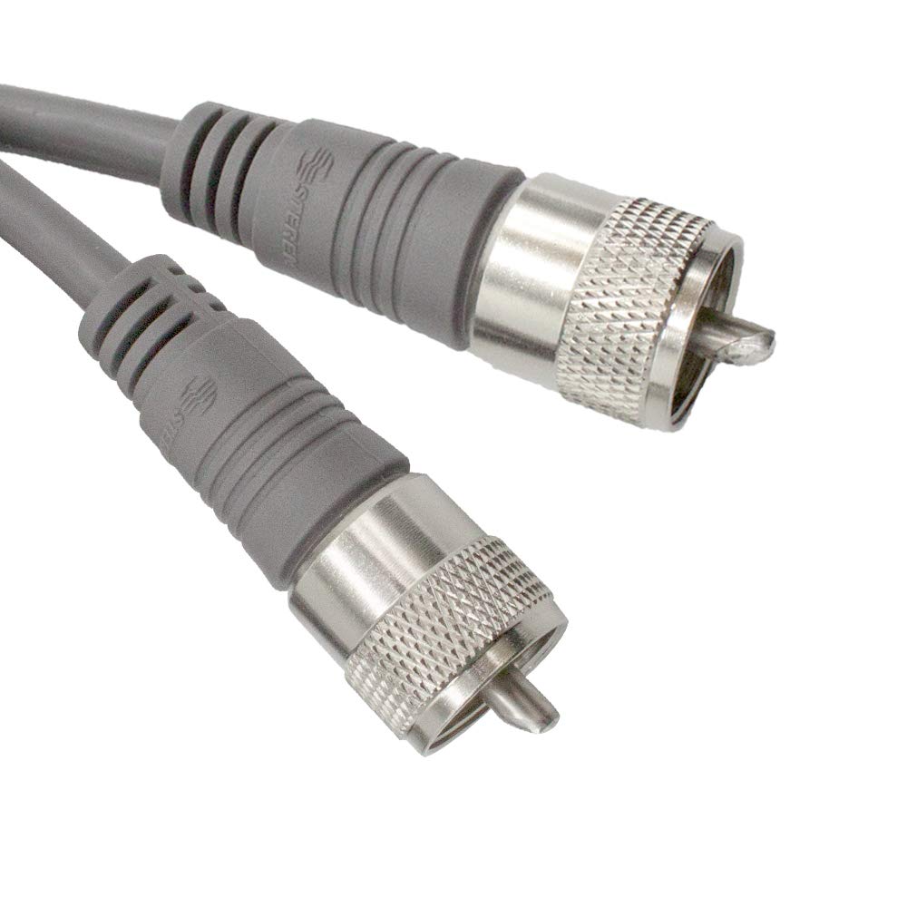 Coax Cable - Coaxial Cable Connector - Antenna Cable - Gray - RG8X Coax Cable Connector - RG8X Coaxial Cable 75 Feet - UHF Antenna Cable - Male to Male Cable - 22.8 Meters - STEREN 205-775GY: Industrial & Scientific