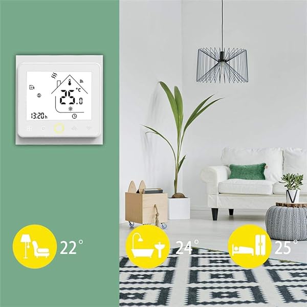 GLOBEAGLE WiFi Smart Thermostat Temperaturregler Kompatibel mit Alexa Google Home Bht 002  Gblw