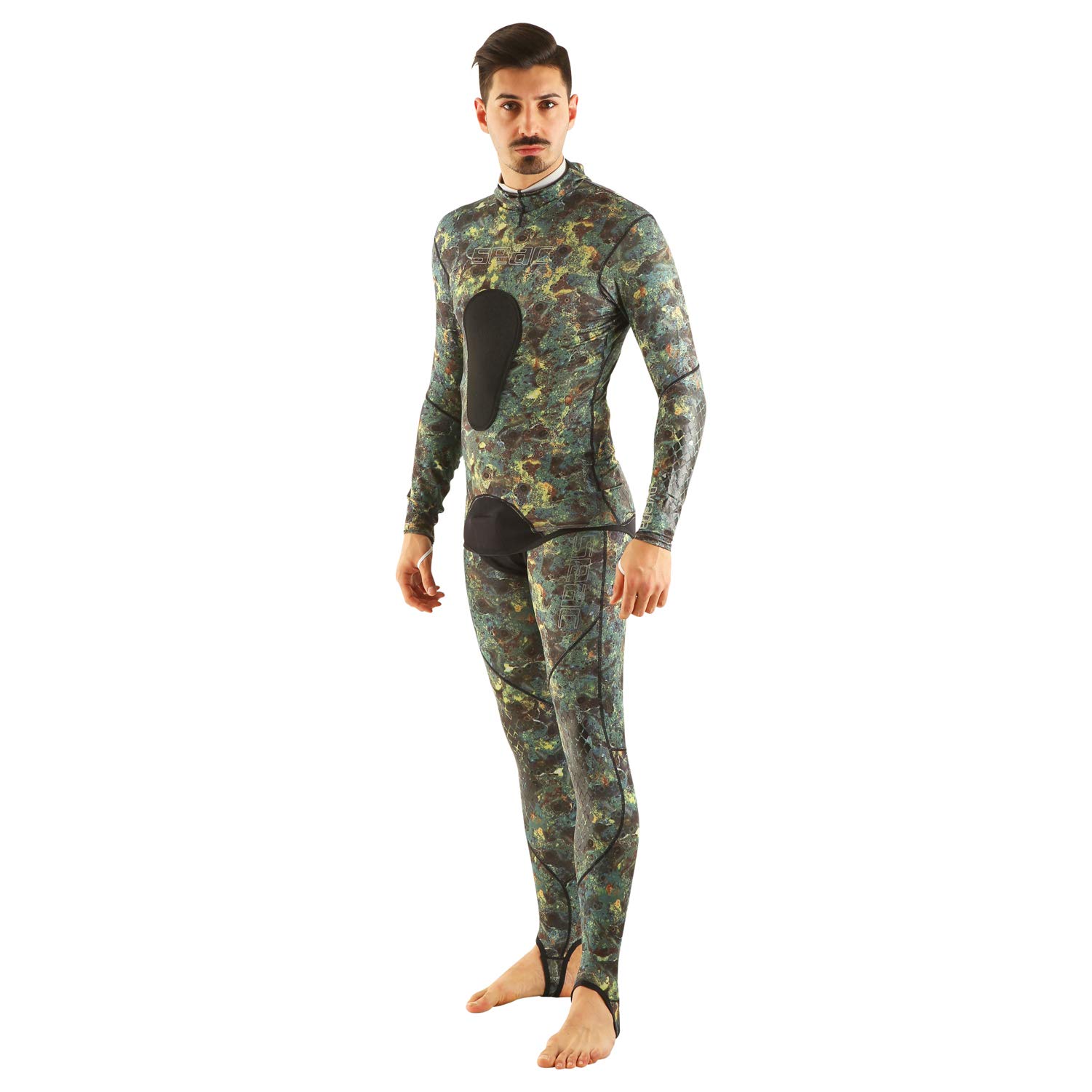 SEAC Pirana Lycra Camouflage Jumpsuit - Use Alone or Over Neoprene Suit