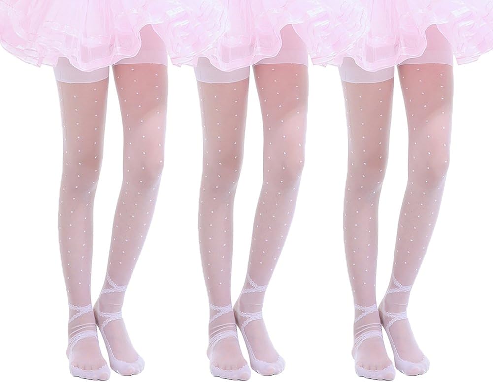 Ehdching Pack of 3 Polka Dot Summer Baby Kids Girls Ultra Thin Ballet