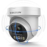 (Compatible for Hikvision) 4K PTZ 8MP Full Color PoE IP Camera,5X Optical Zoom 2.7~13.5mm Lens,AI Human/Vehicle Detection, 98