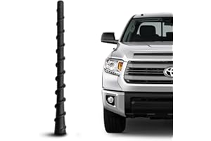 Jamscar Short Antenna Compatible for Toyota Tundra Accessories 2000-2025, 7" Flexible Rubber Pickup Truck Radio Antenna Replacement, for Optimized AM FM Signal Reception
