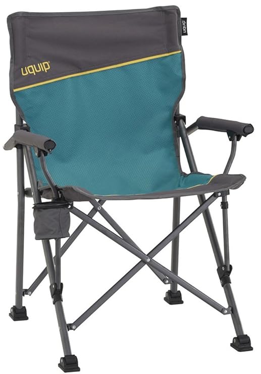 Uquip Roxy Campingstuhl mit Flaschenhalter - Stabile Ausführung bis 120 kg