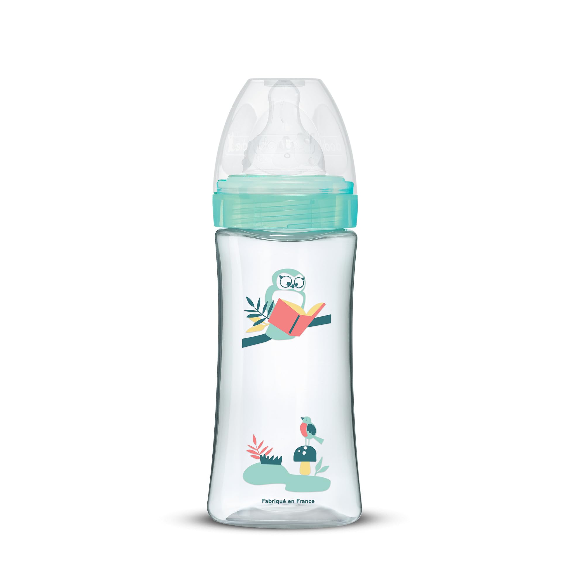 Dodie Anticolic Initiation+, Green, Valentine, 330 ml, +6 Months, Round Teat, River 3