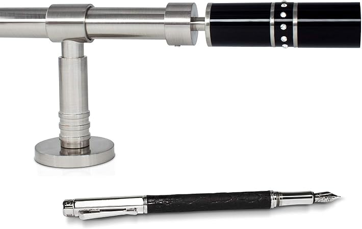 Gcurtain Gardinenstange Set Verstellbar Einfach Installieren Hochleistungs Fenster Deko Ausziehbar 1 Lauf Edelstahl Ring 66 120 170 310cm Amazon De Kuche Haushalt