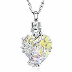 shajwo Tree of Life Cremation Heart Urn Ashes