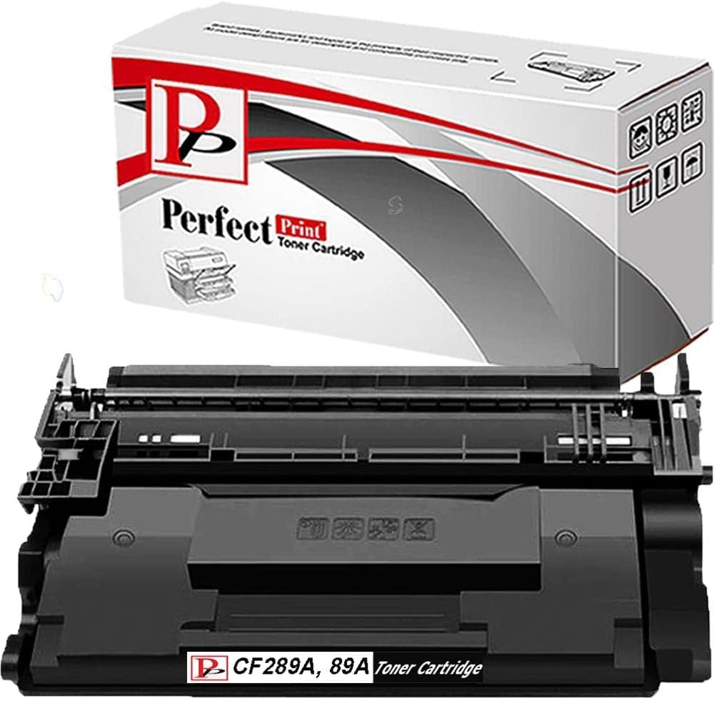 PerfectPrint Compatible Toner Cartridge HP 89A CF289A with CHIP Replacement for LaserJet Enterprise M507dn M507dng M507n M507x MFP M528dn MFP M528f LaserJet Enterprise Flow MFP M528c M528z (Black)